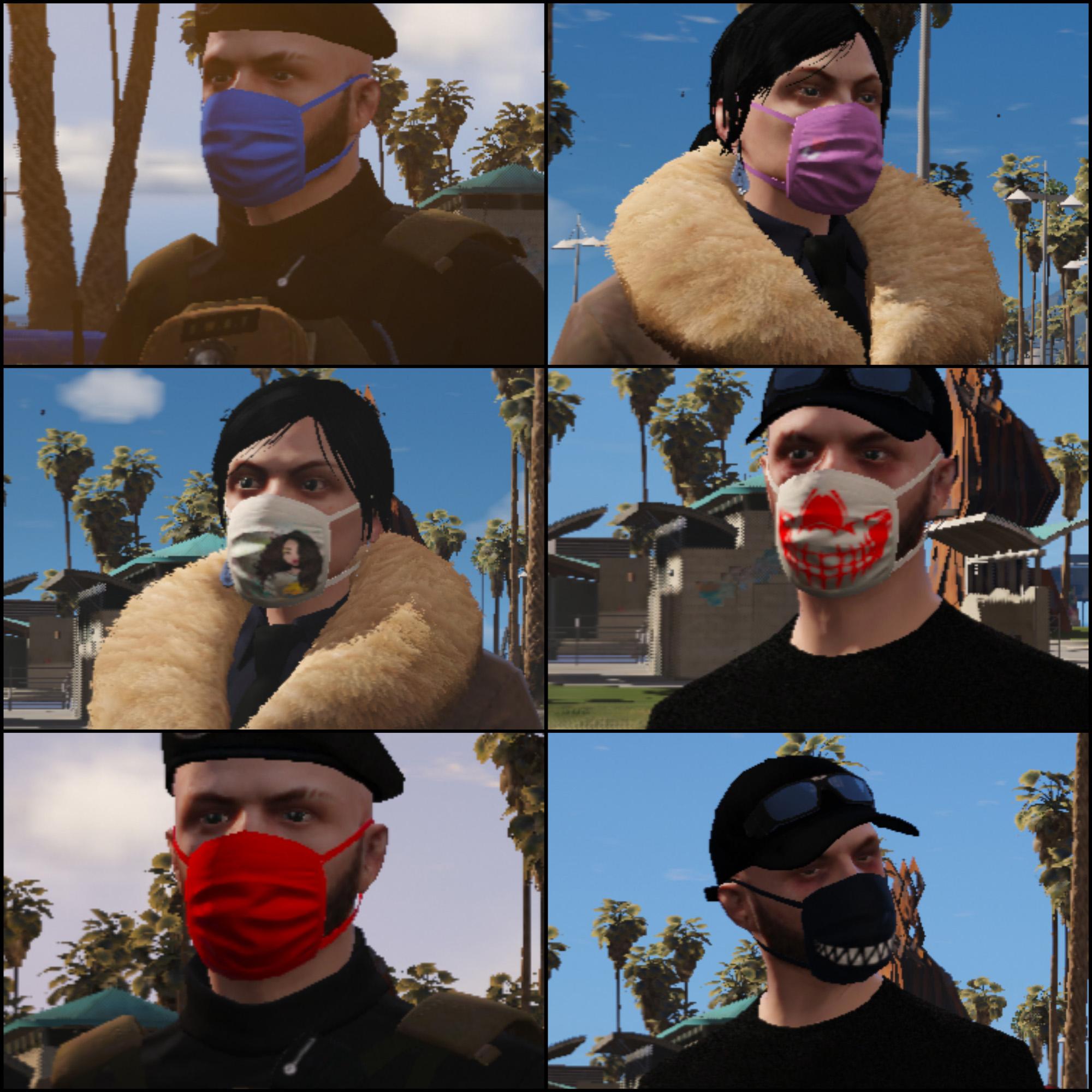 Download Masks From Online GTAV v2.1 for GTA 5