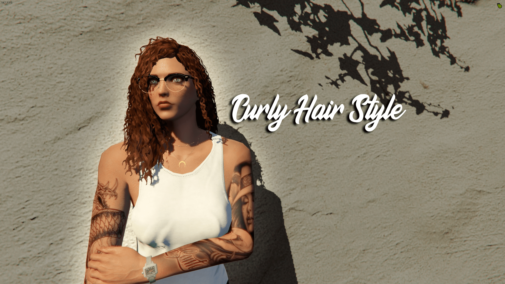 Curly Hair For Mp Female V1 And V2 Gta5