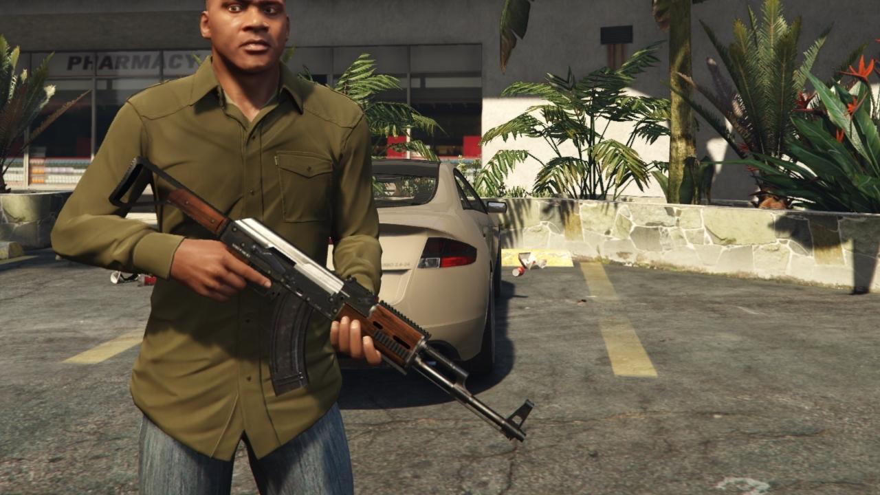 Customizable Wooden AK-47 Texture for Assault Rifle w/ sounds -  GTA5-Mods.com