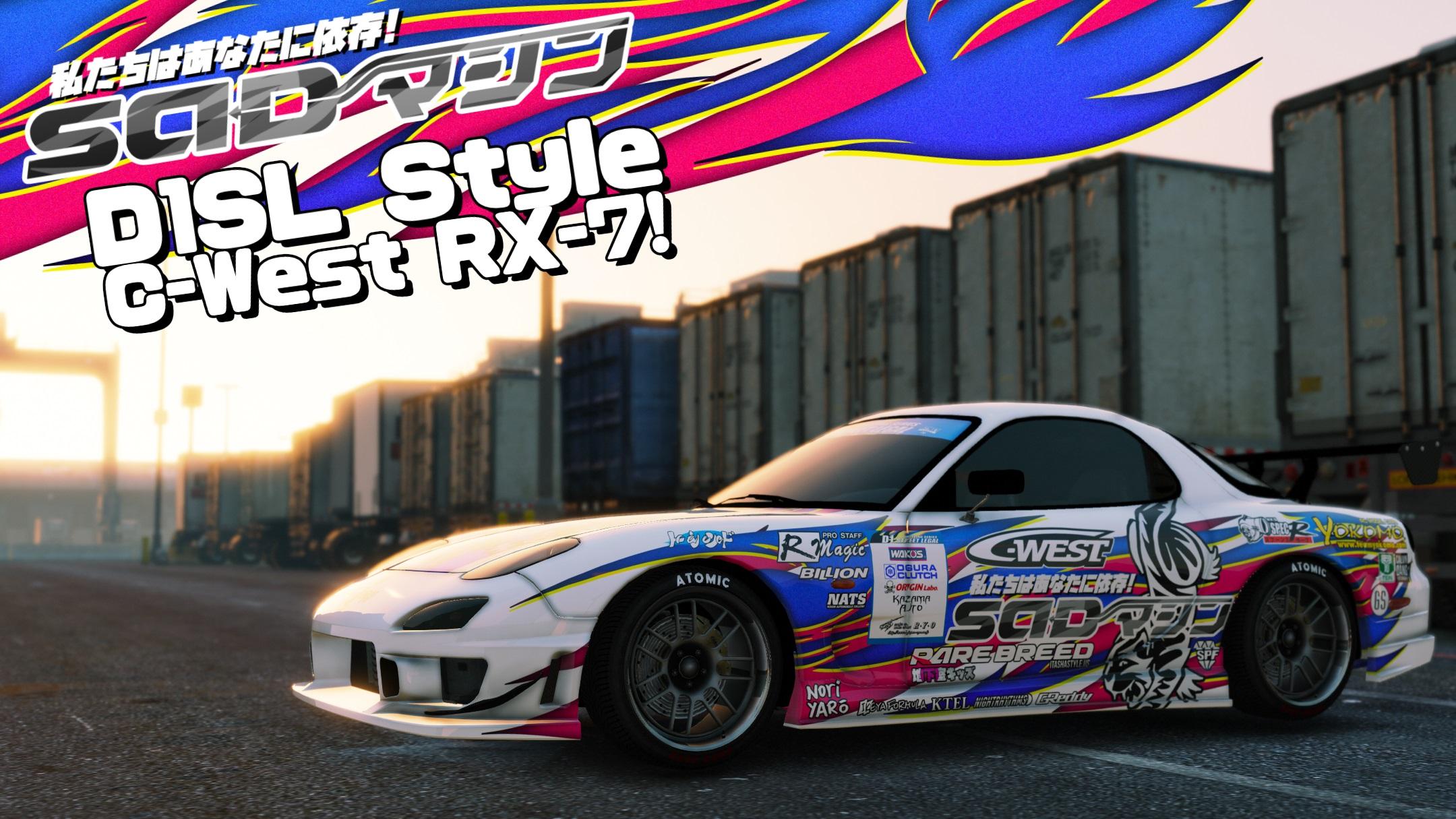 D1SL Style RX7 Skin for C-West FD - GTA5-Mods.com