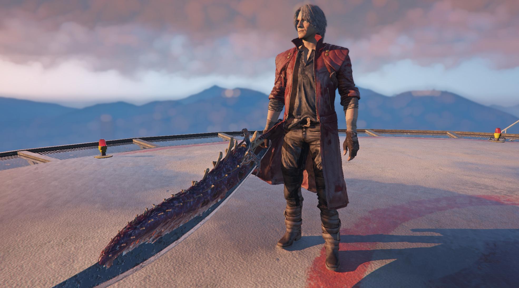Dante From DMC 5 (w/Cloth) and Devil Sword - Sparda - GTA5-Mods.com