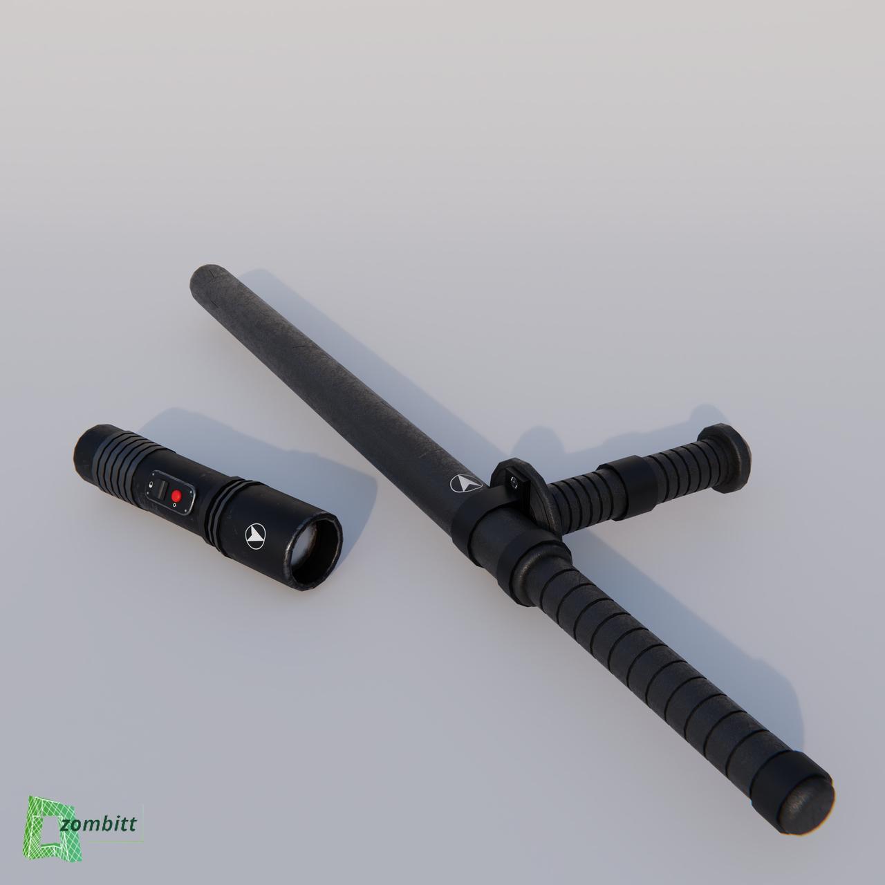 [DEV] Police baton and flashlight / .FBX - GTA5-Mods.com