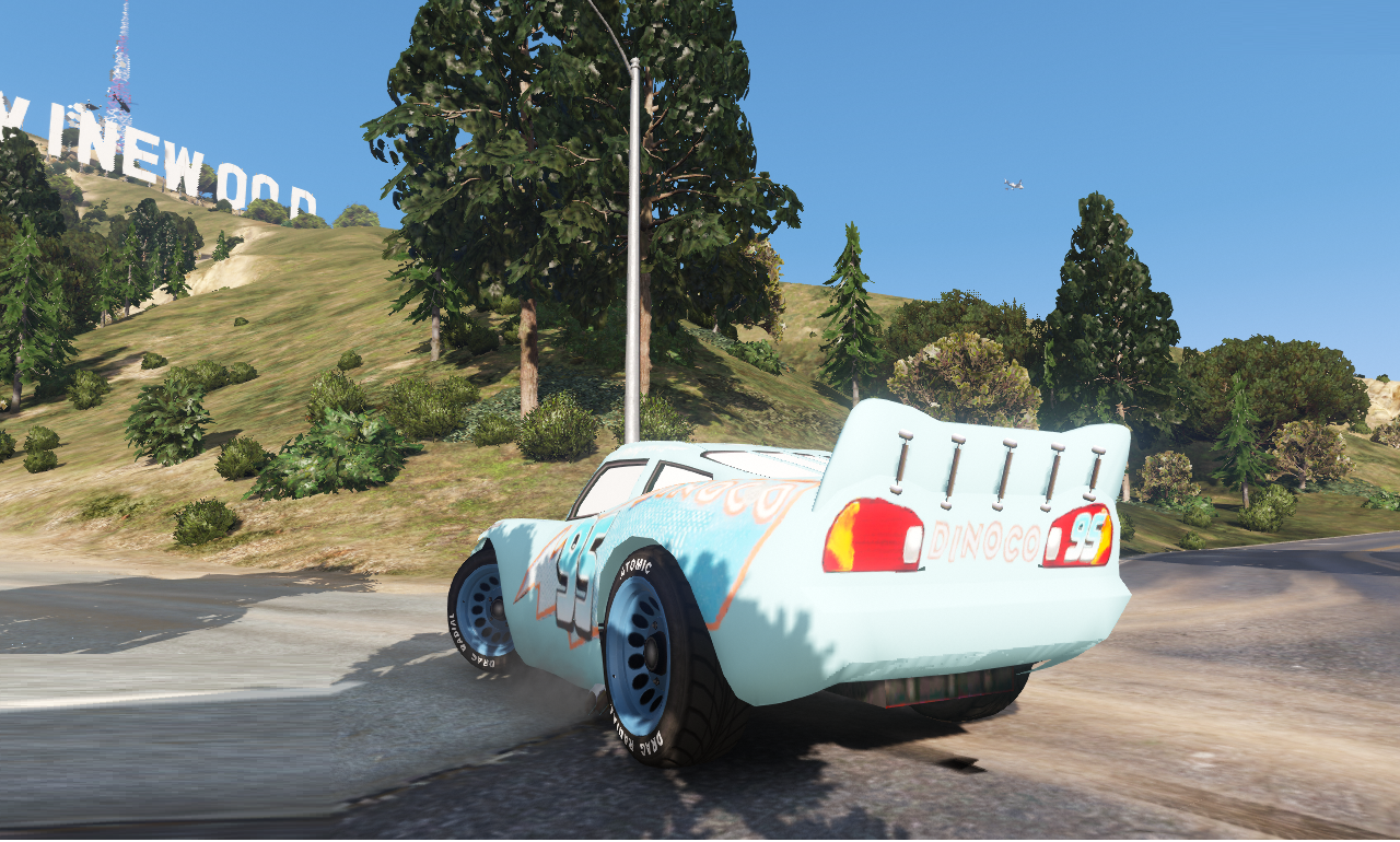 GTA 5 Online: How To Make Lightning McQueen (Dinoco Version) From Disney  Pixar Cars! : r/DisneyCarsCommunity