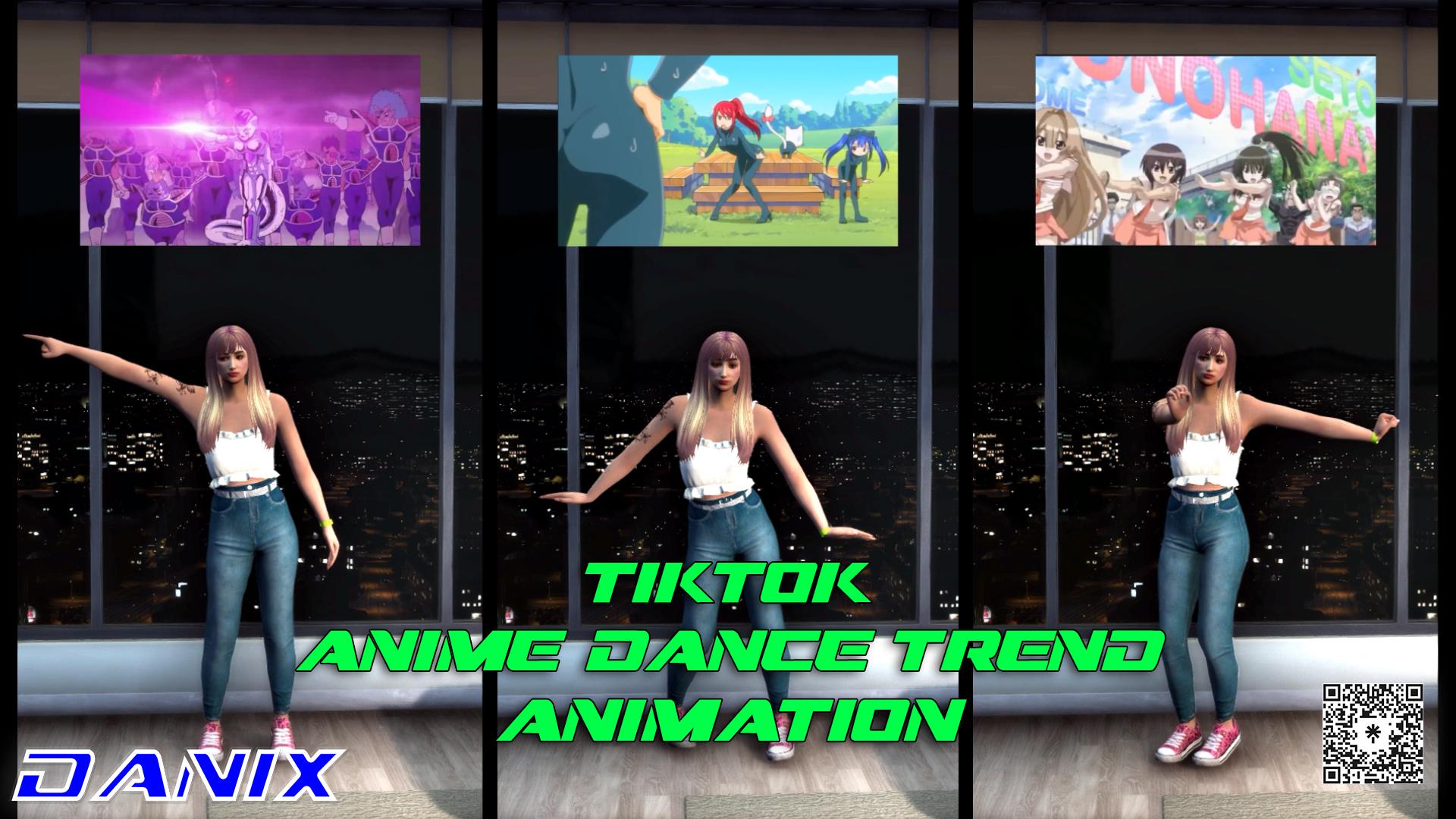 DNX TikTok Anime Dance Trend Animation 