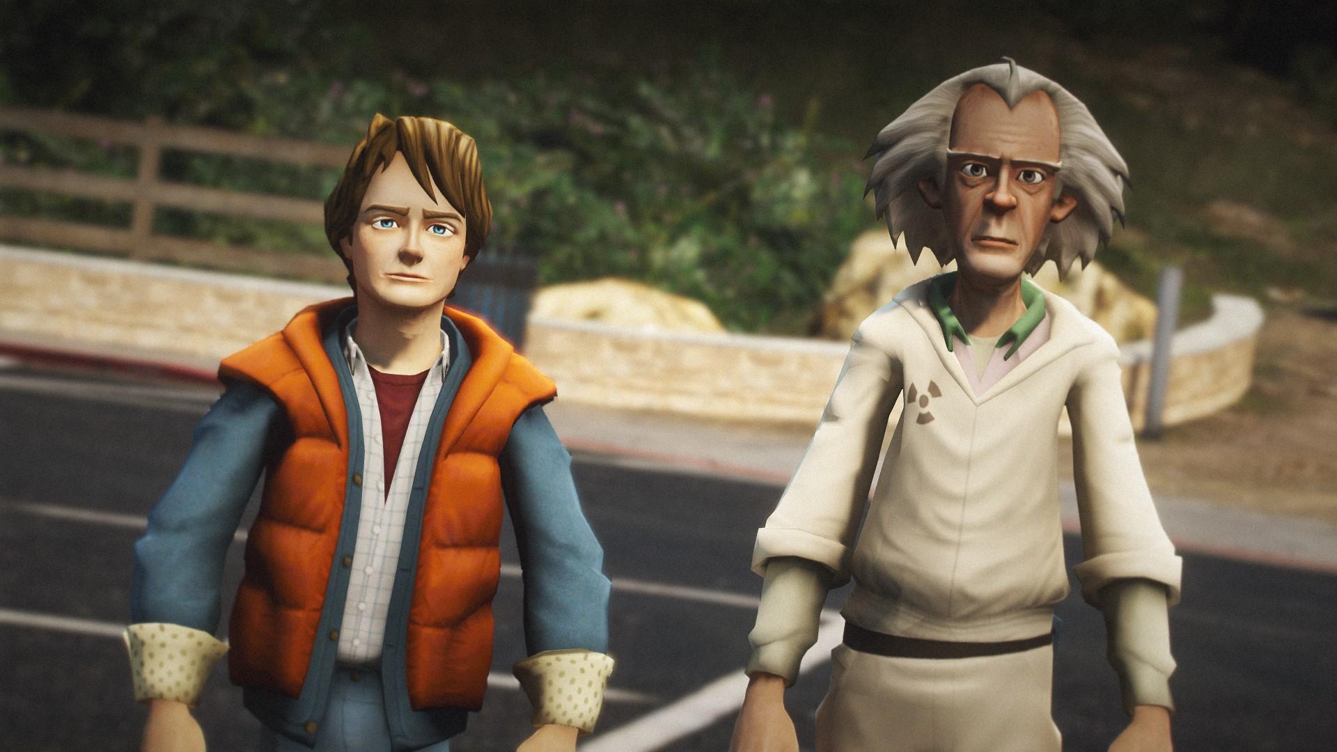 Doc Emmett Brown and Marty McFly from Back to the Future [Add-On] -  GTA5-Mods.com