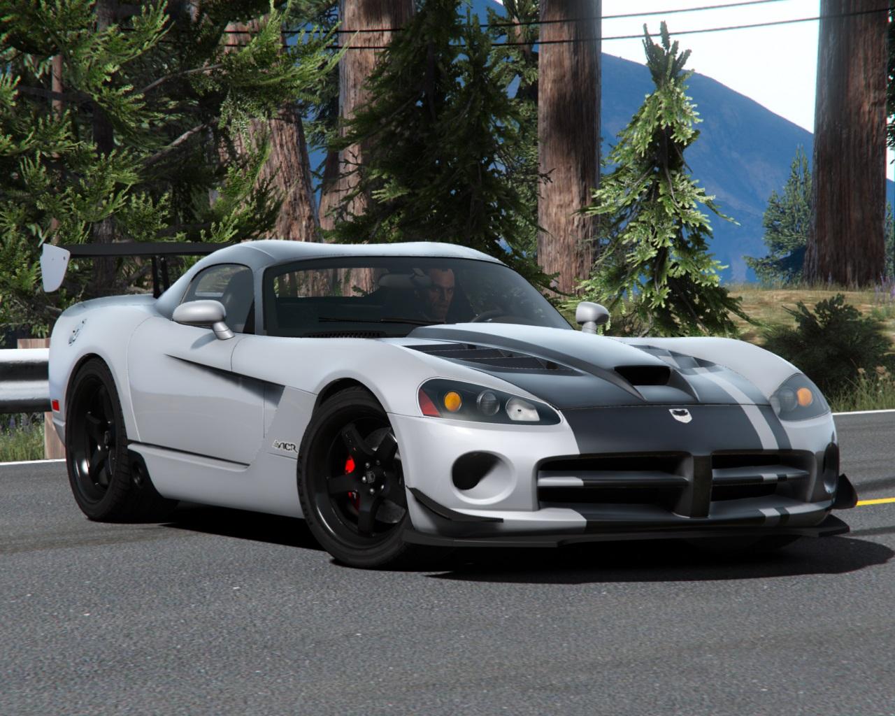 2008 dodge viper addon  lods  acr  extras  template