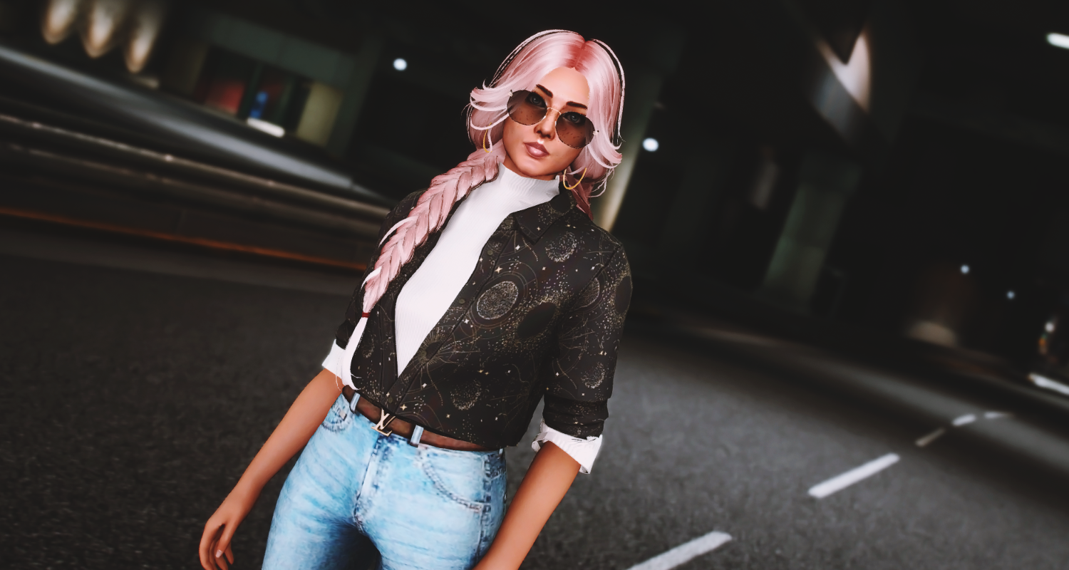 Double Braids For MP Female GTA Mods Com