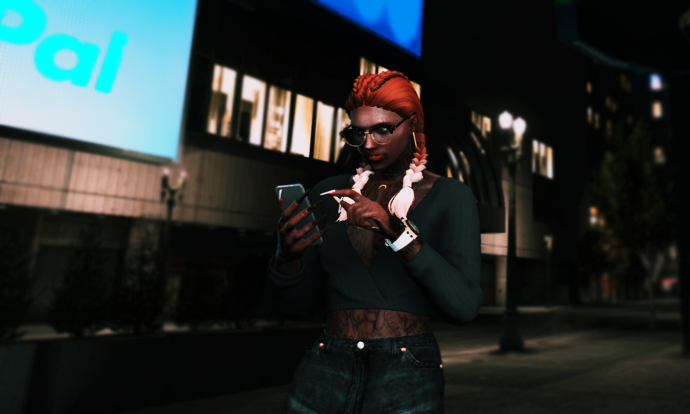 Double braids hair for MP Female GTA5 Mods