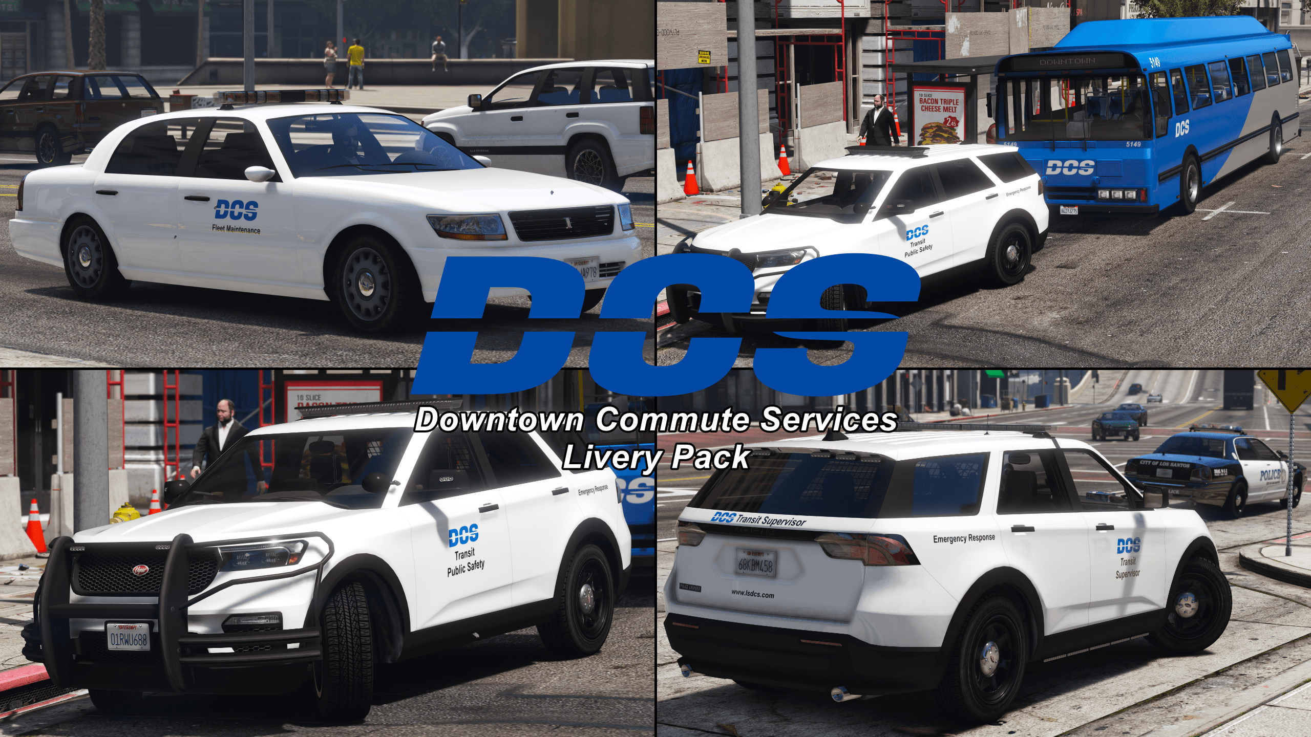 Downtown Commute Services Livery Pack - GTA5-Mods.com