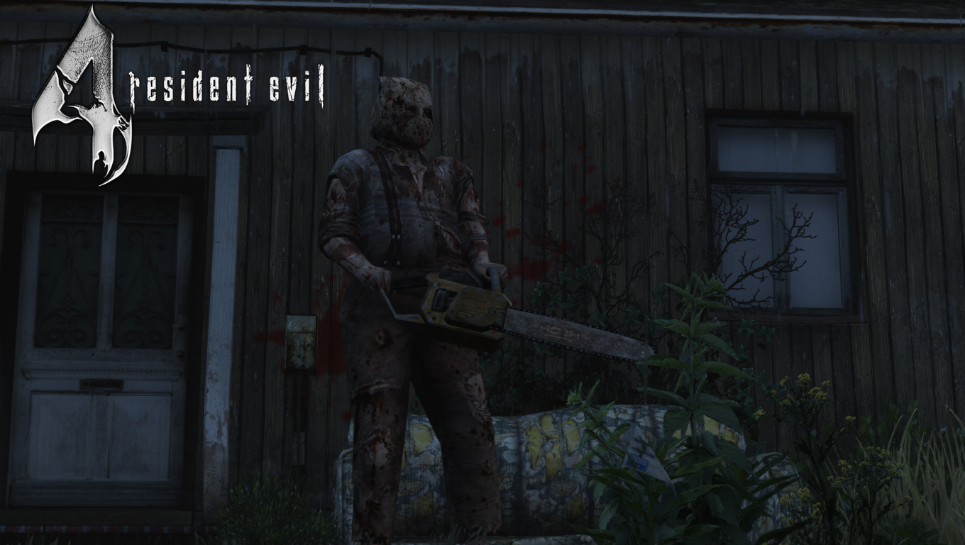 Dr. Salvador (Chainsaw man) + chainsaw - Resident Evil 4 - [Add-On Ped