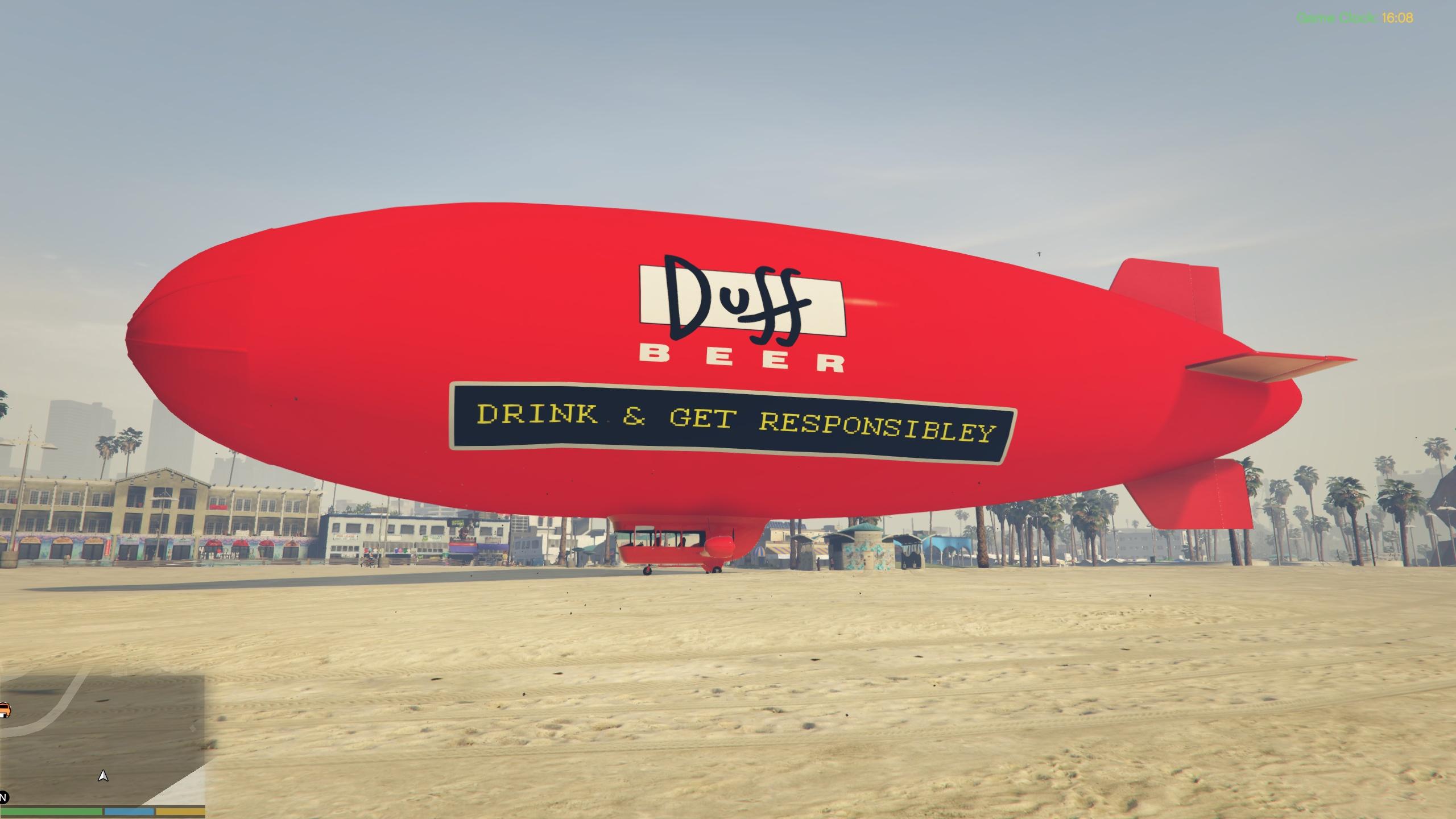 Duff Beer - Blimp - GTA5-Mods.com