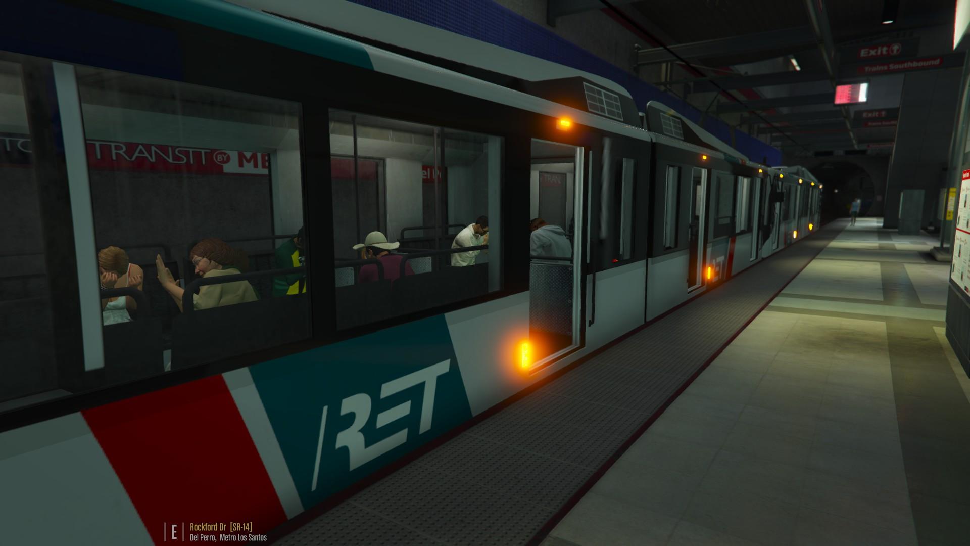 Metro train gta 5 фото 4