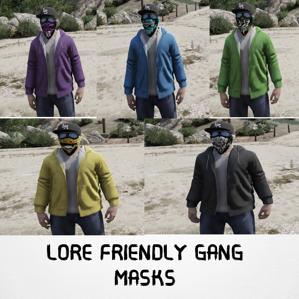 Gang Masks for MP Male / Female - GTA5-Mods.com