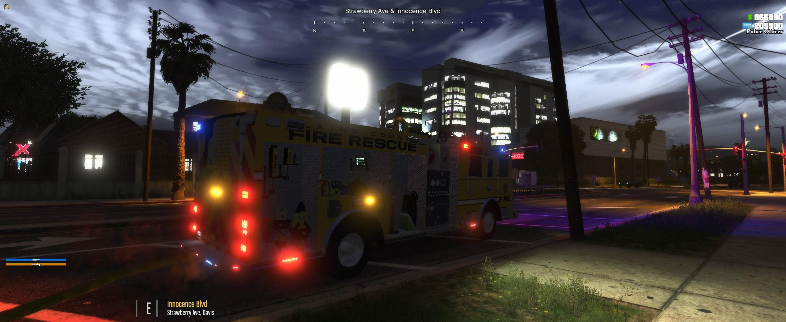 Pierce Arrow XT Fire/Rescue Engine/Pumper with lighttower - GTA5-Mods.com