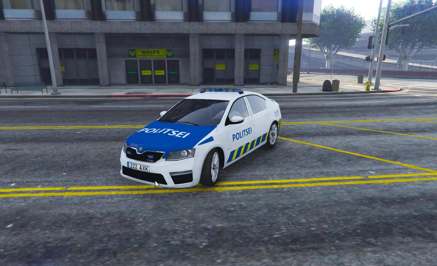 Skoda police gta 5 фото 72