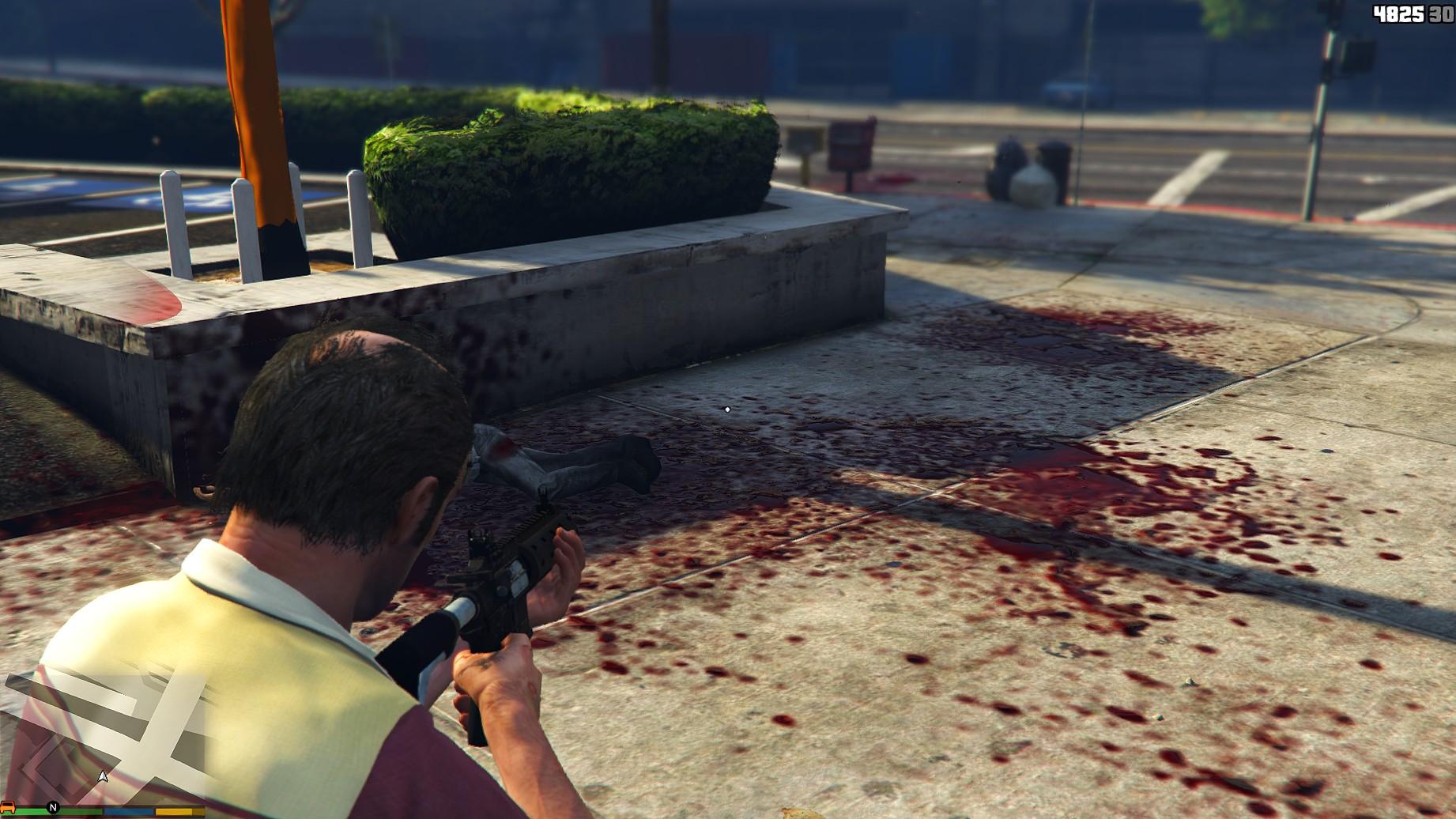Gore and blood gta 5 фото 15