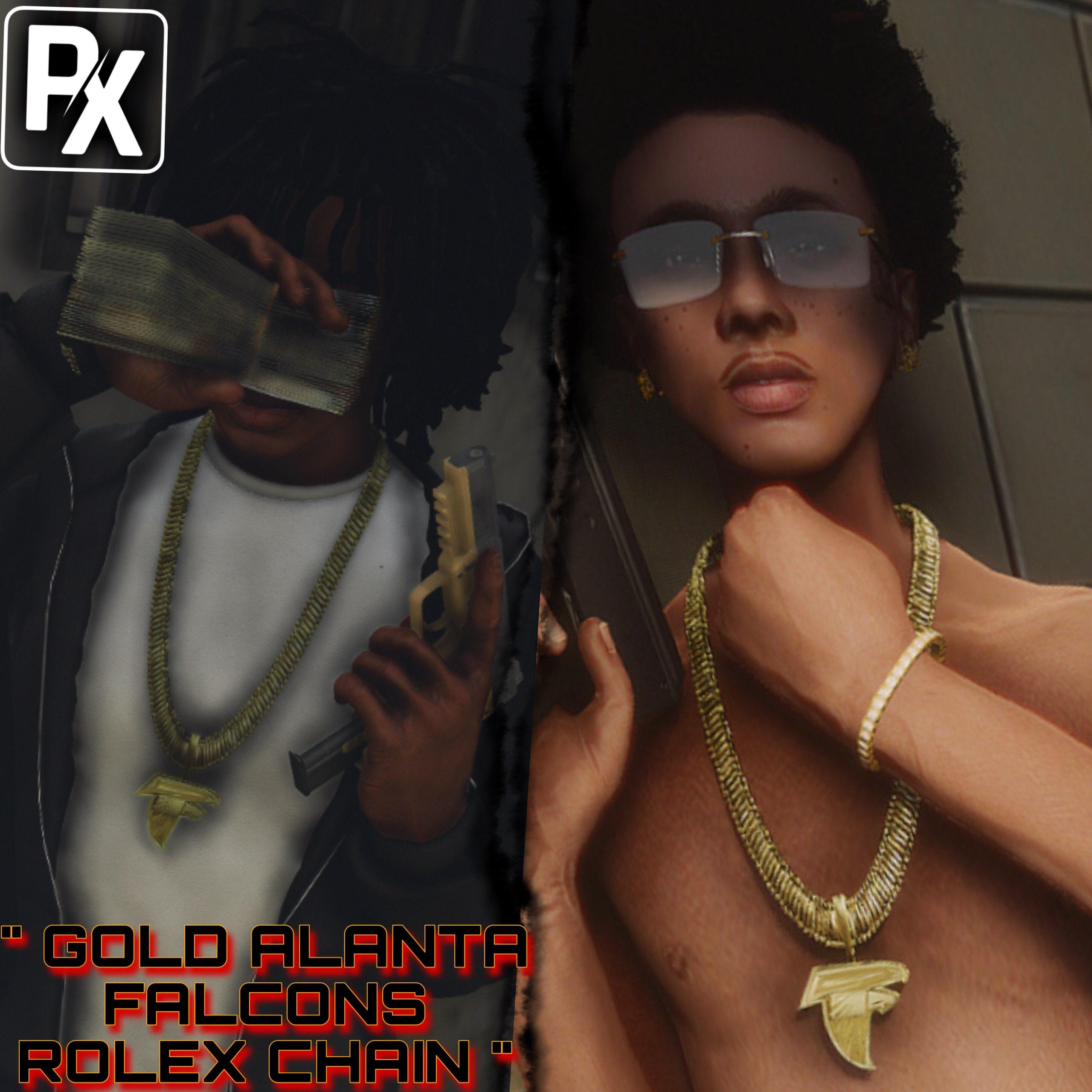 Gold Atlanta Falcon Rolex Chain GTA5 Mods gold-atlanta-falcon-rolex-chain-gta5-mods