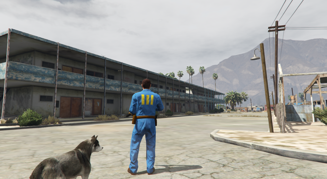 Fallout Skin Mod For Pilot Ped Gta5 Mods Com