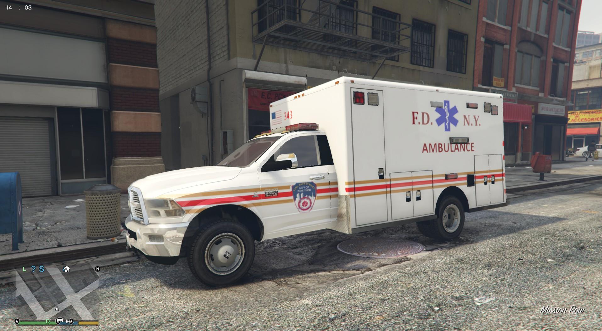 Brute ambulance gta 5 замена фото 105