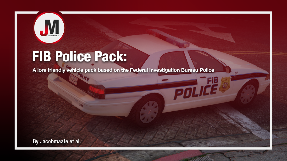 Fib Police Fibp Pack Add On Lore Friendly Template Gta5