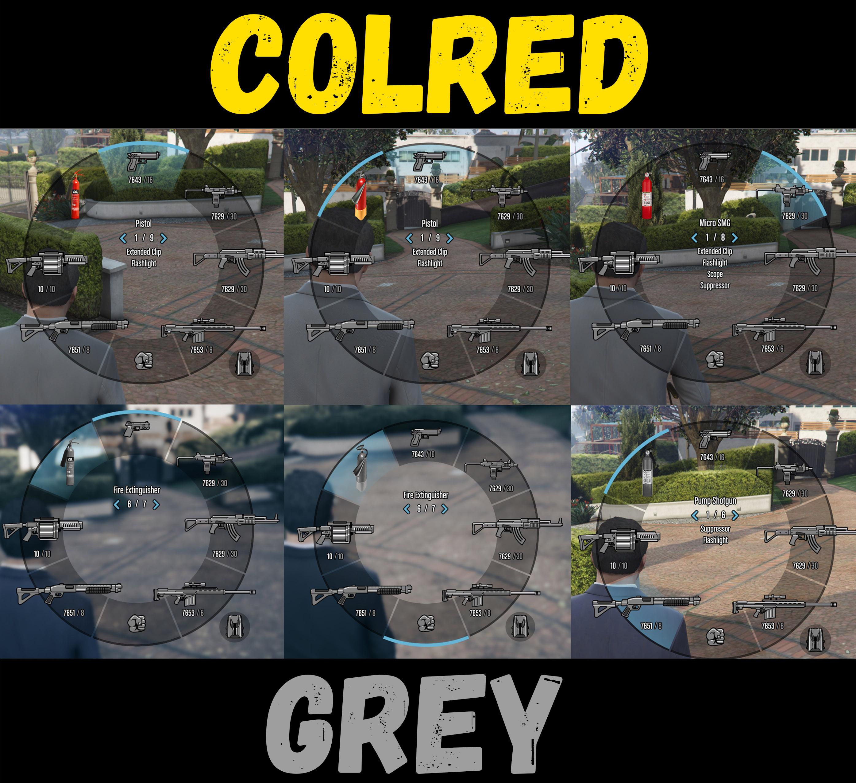 Gta 5 weapon wheel hud фото 12