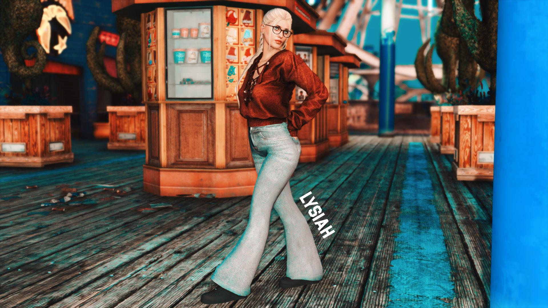 Flared Jeans for MP Female - GTA5-Mods.com