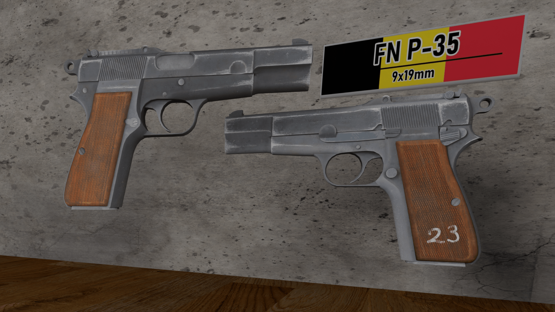 FN P-35 [Animated] - GTA5-Mods.com