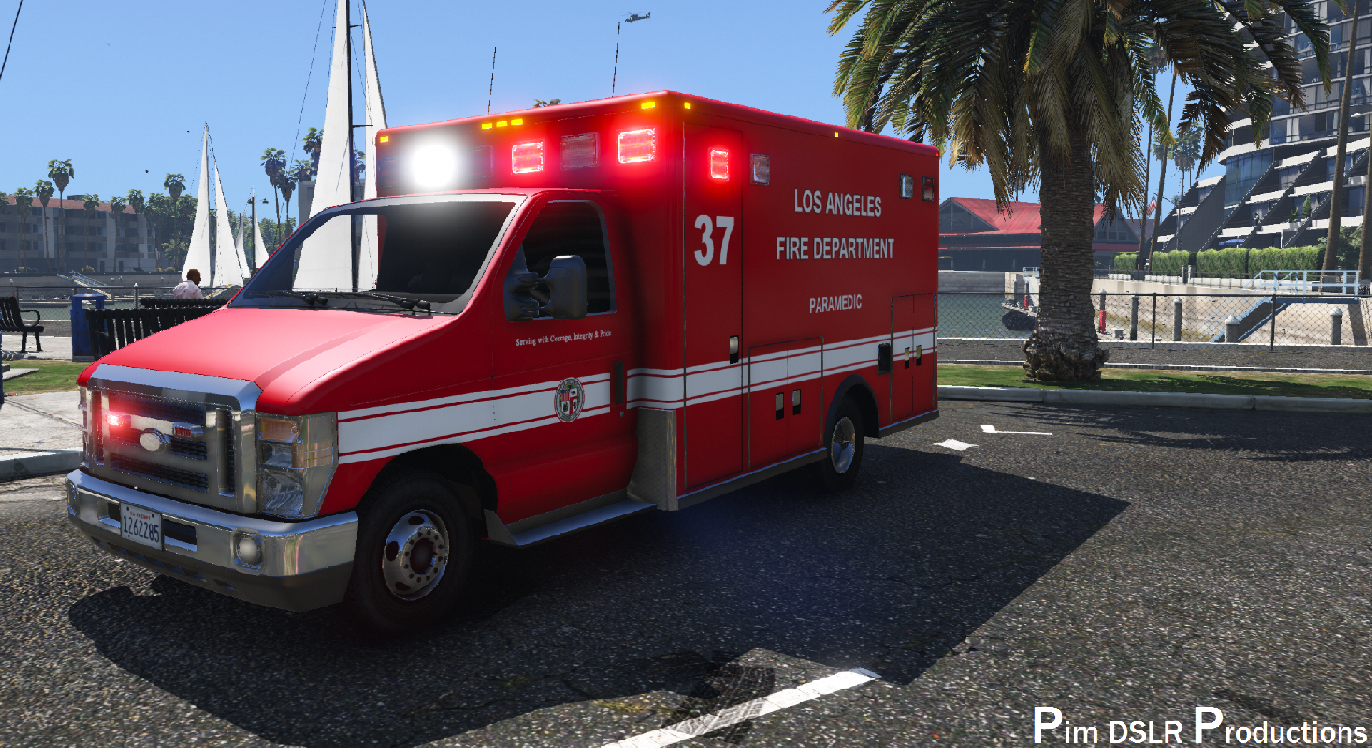 Ford E450 Ambulance Led Version 4k Gta5