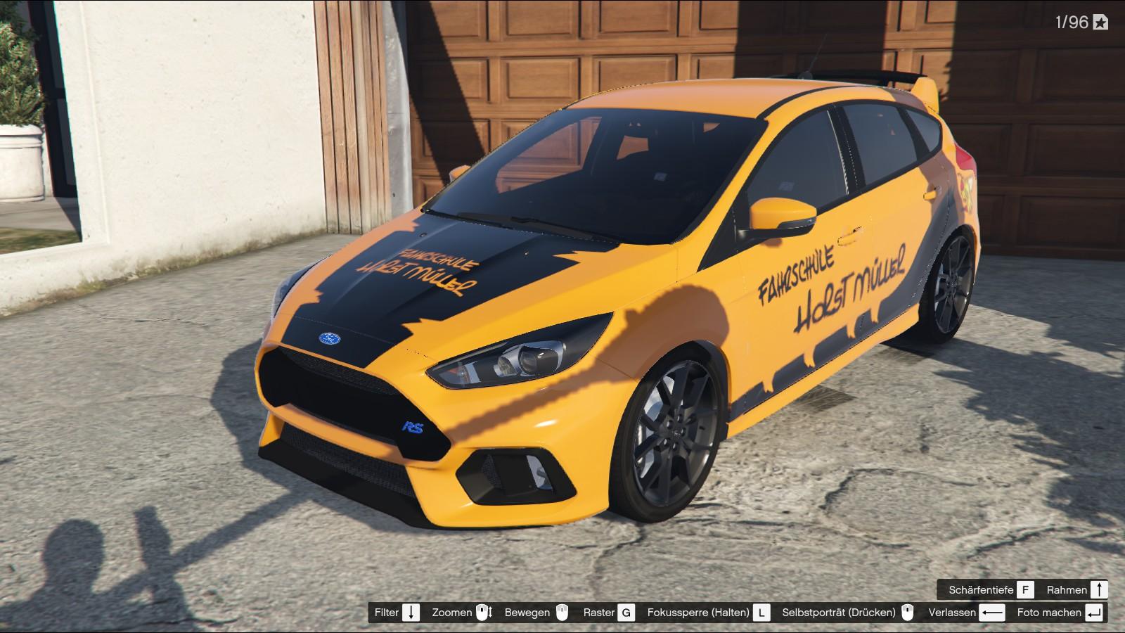 Ford Focus RS livery / - Easydrive Fahrschule Müller Trier - German Driving  School 