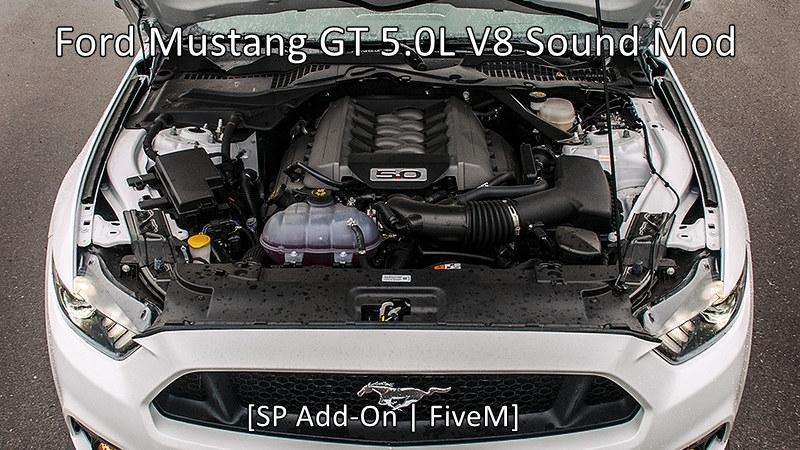 Ford Mustang GT 5.0 V8 Sound Mod [SP Add-On | FiveM] - GTA5-Mods.com