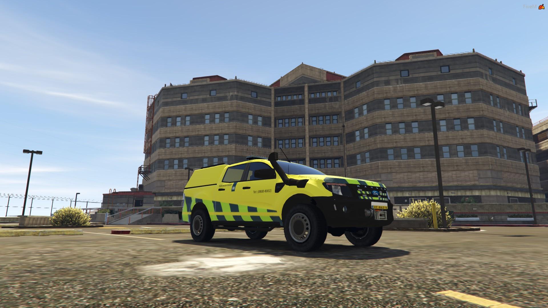 Ford Ranger Rijkswaterstaat ELS - GTA5-Mods.com