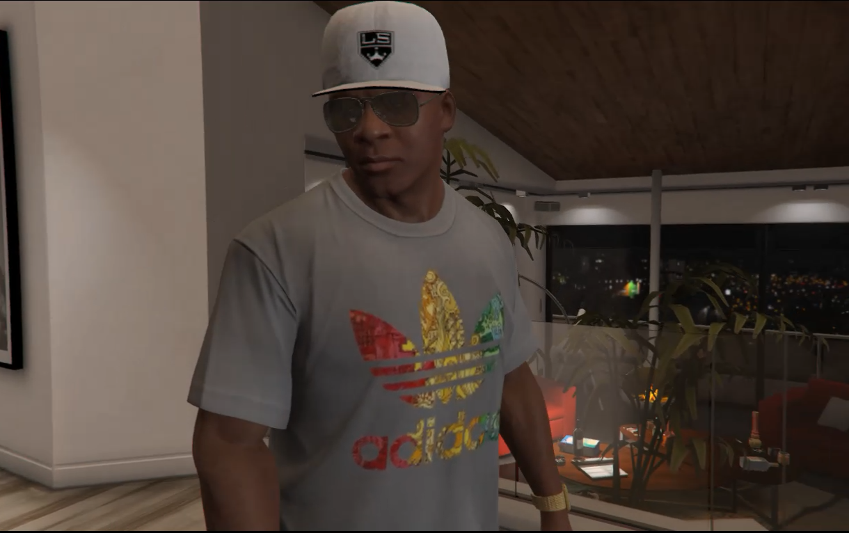 Franklin Adidas T-shirt - GTA5-Mods.com