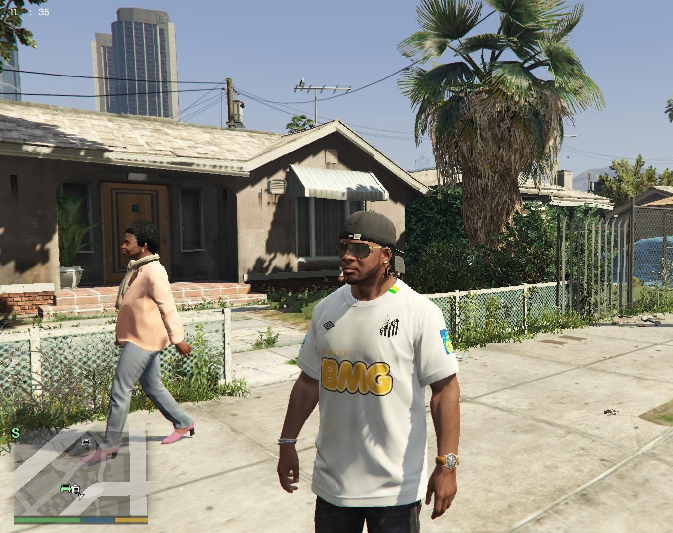 Franklin Santos FC FIFA Club World Cup 2011 T-Shirt - GTA5-Mods.com