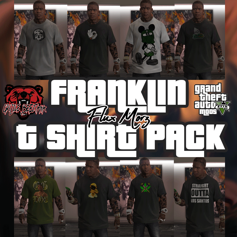 Franklin T Shirt Pack - GTA5-Mods.com