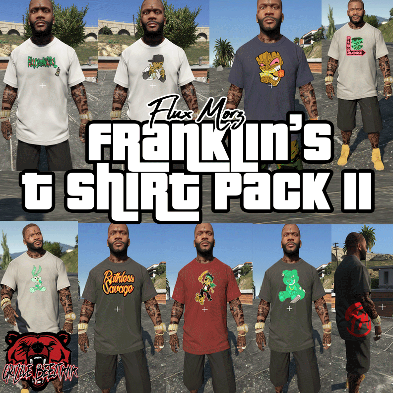 Franklin T Shirt Pack II - GTA5-Mods.com