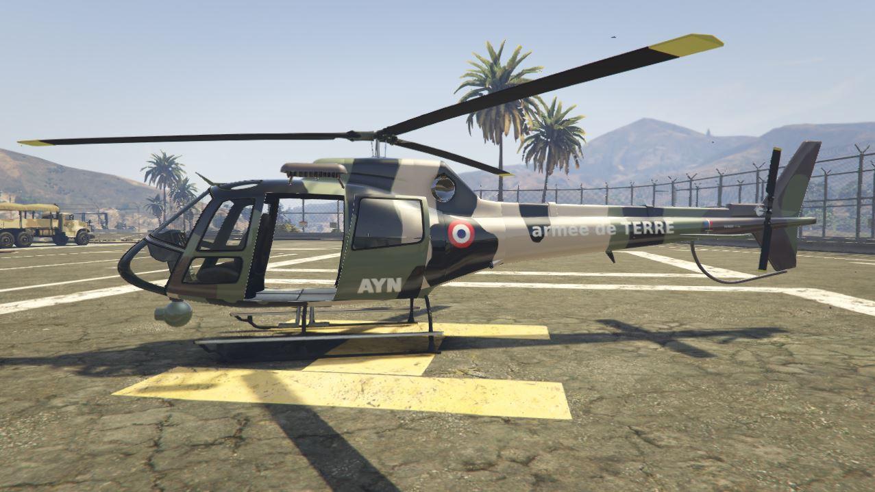 5 gta update version French Army  Terre   Armée Hélicoptère de  GTA5 Mods.com