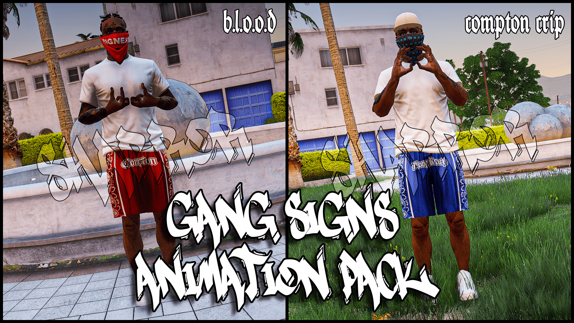 Gang Signs Pack GTA5 Mods