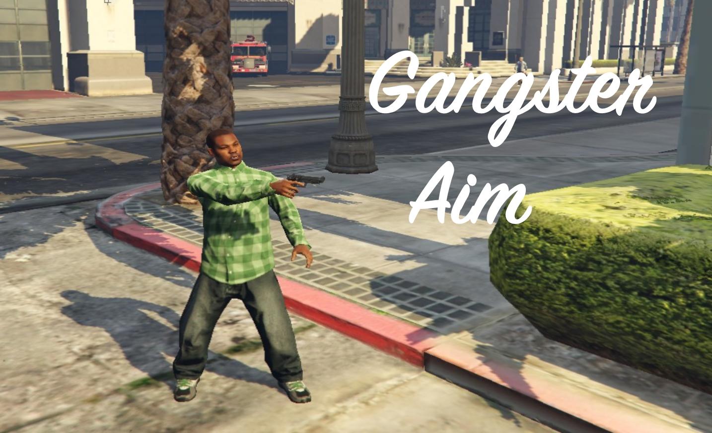 Gangster Aim  GTA5Mods.com