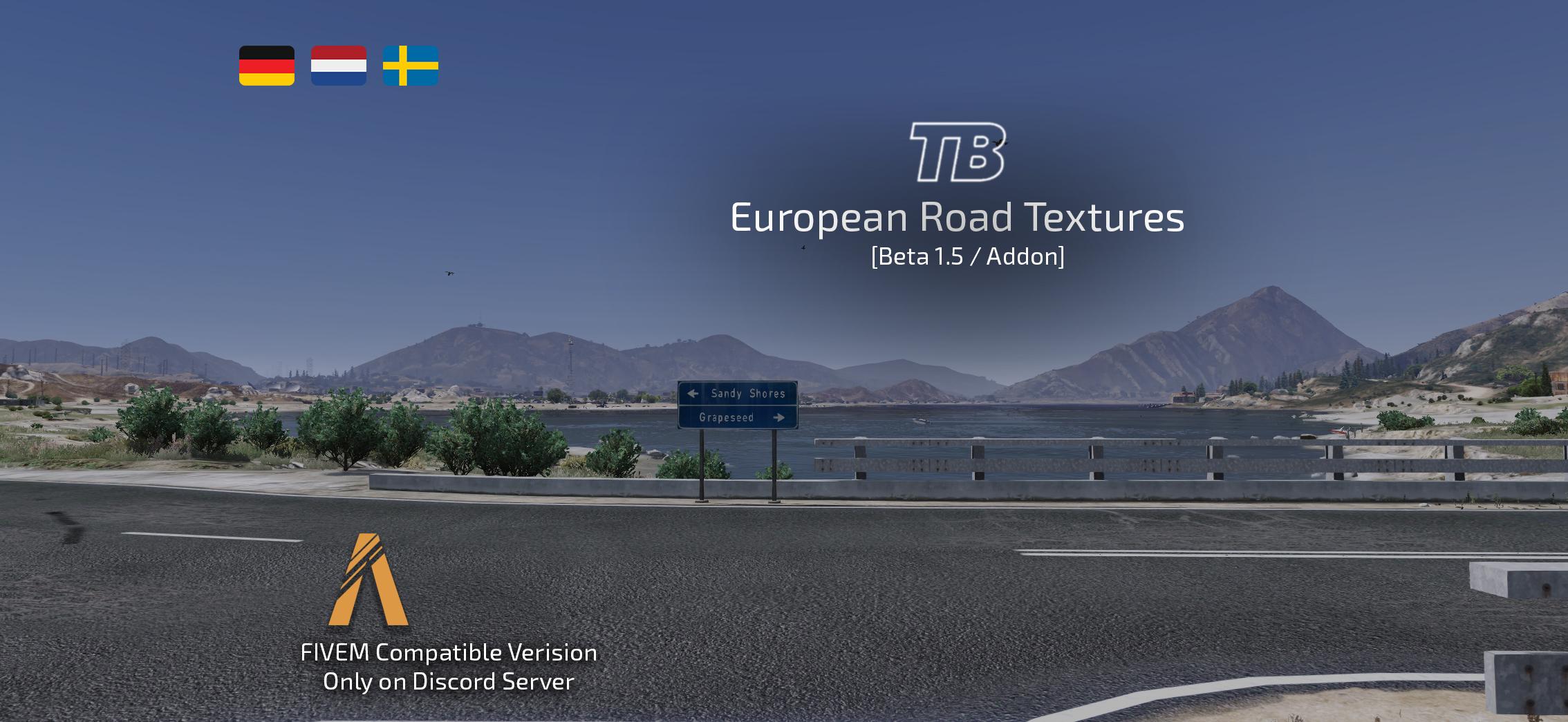 European Road Textures GTA5 Mods Com   612dfd Banner15 