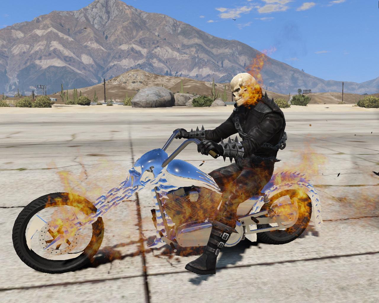 Gta 5 ghost rider mod скачать фото 33