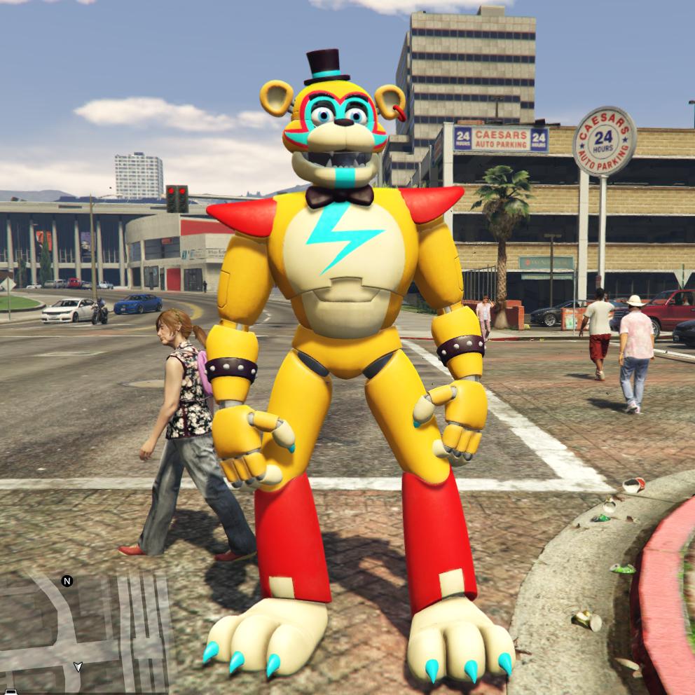 GTA 5 Mods FNAF Toy Freddy - GTA 5 Mods Website