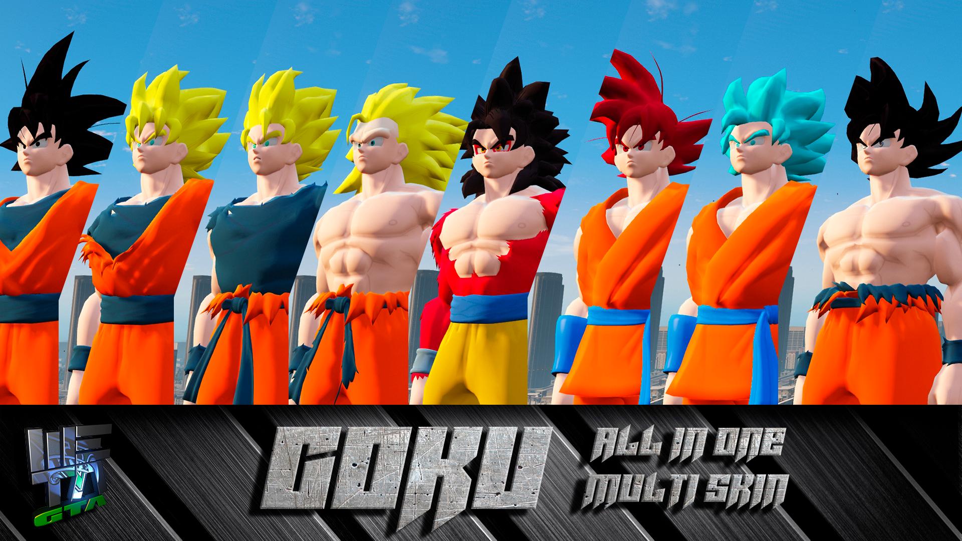 GOKU from Dragon Ball saga All in 1 [Add-On/Replace] - GTA5-Mods.com