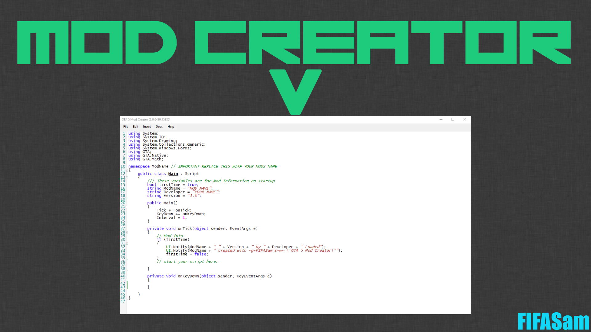 V Creator Mod Creator Gta5 Mods Com
