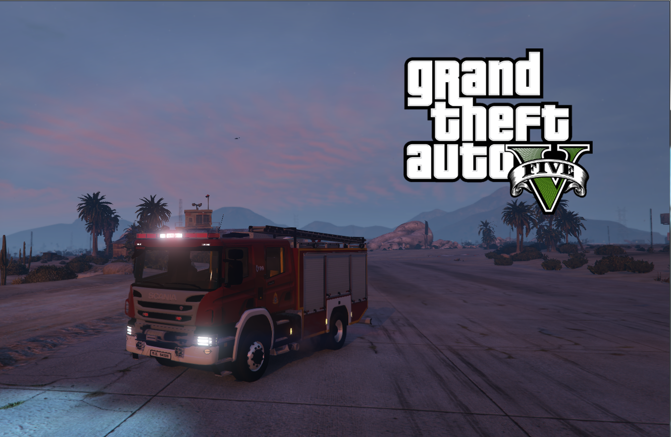 Gta 5 fire truck mod фото 60