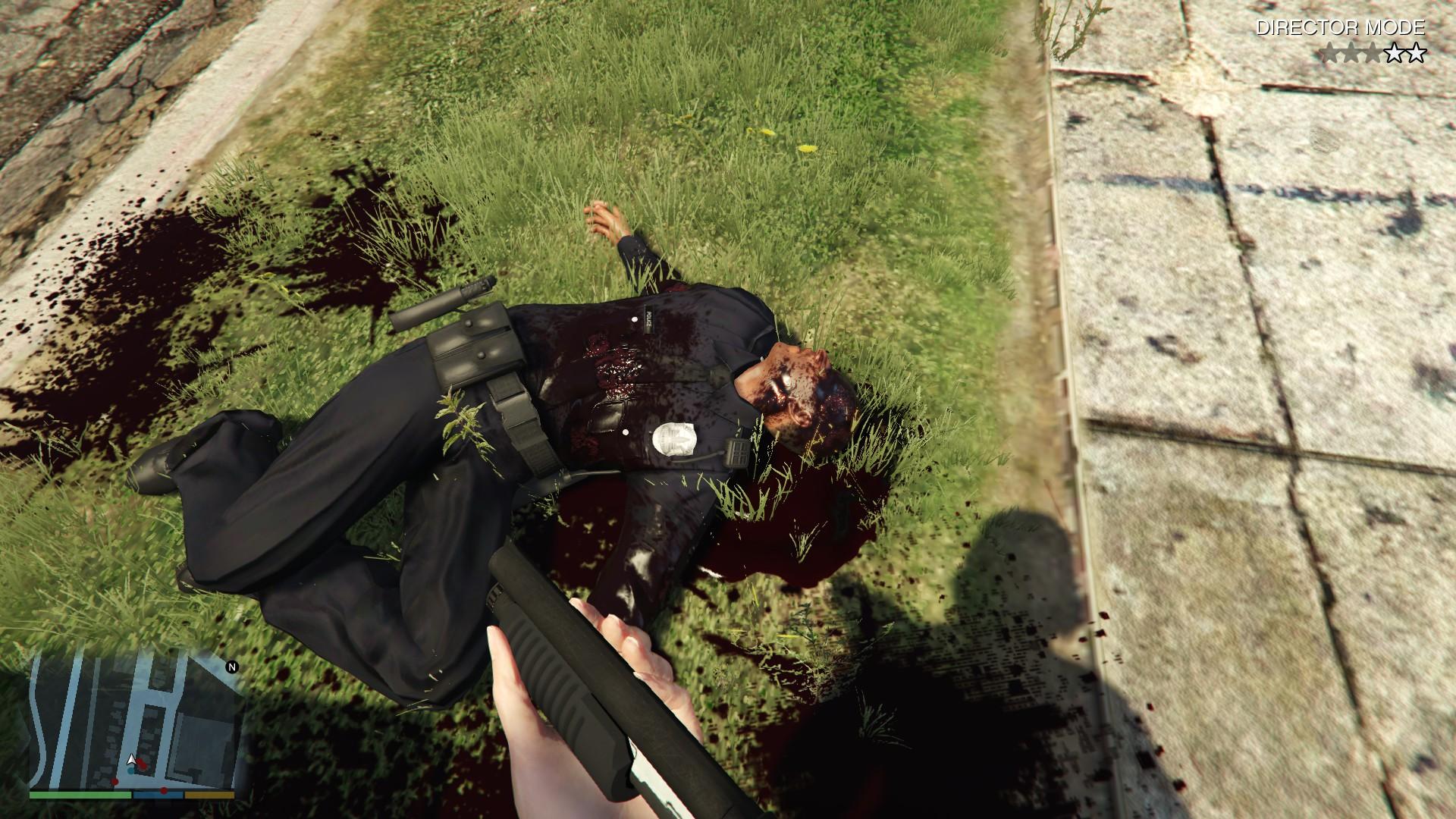 Blood and gore for gta 5 фото 38