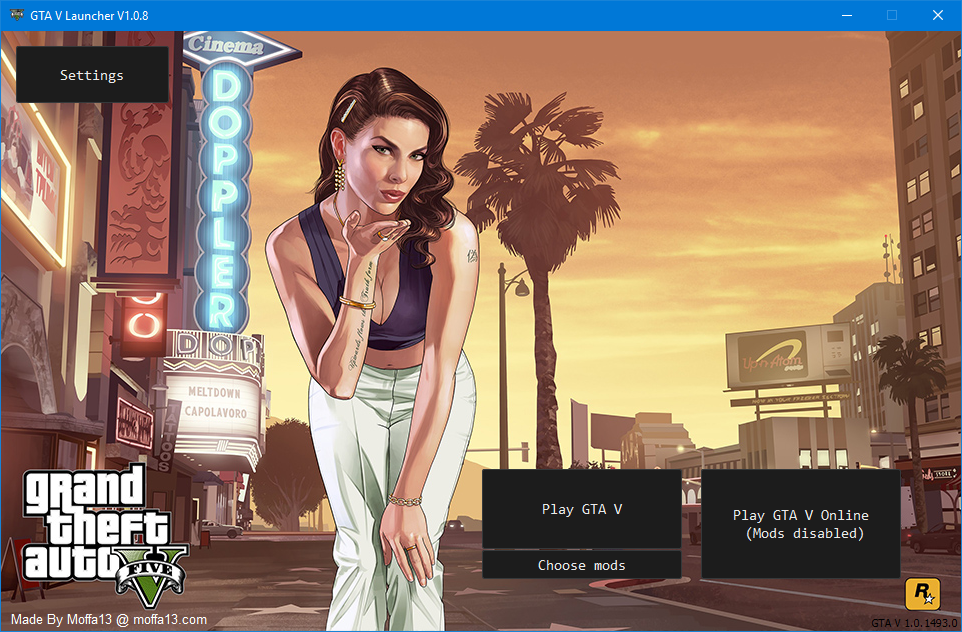 GTA V Launcher - GTA5-Mods.Com