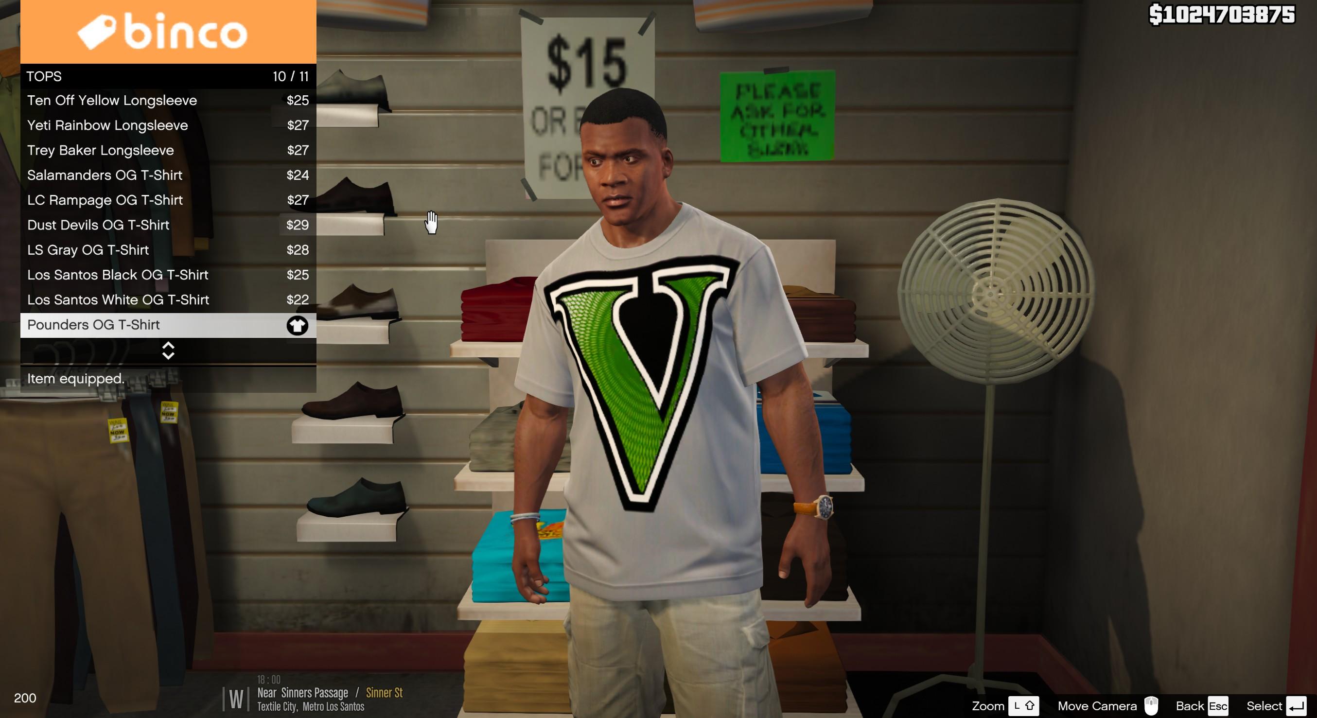 gta v shirt