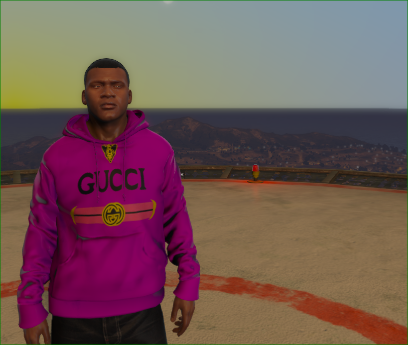 gucci purple hoodie