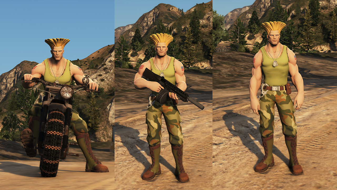 Guile Street Fighter Fortnite [Add-On Ped / FiveM] 