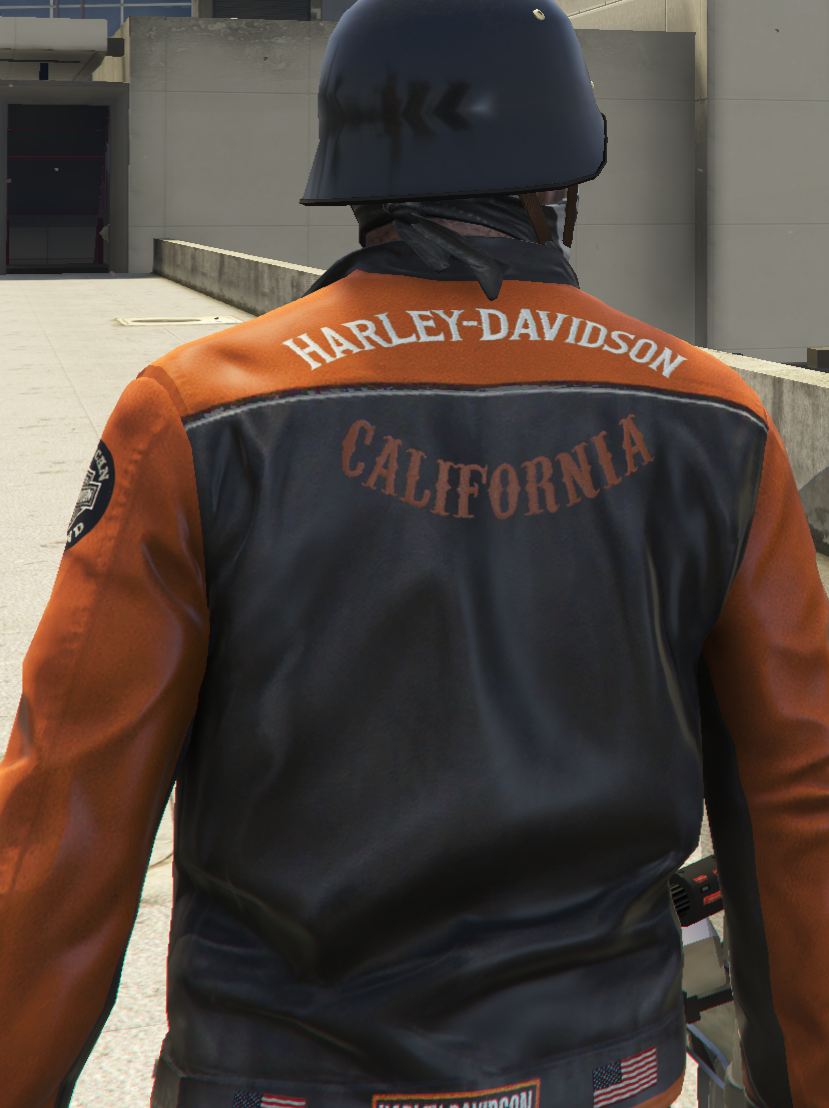  Harley  Davidson  Jacket  for Trevor GTA5 Mods com